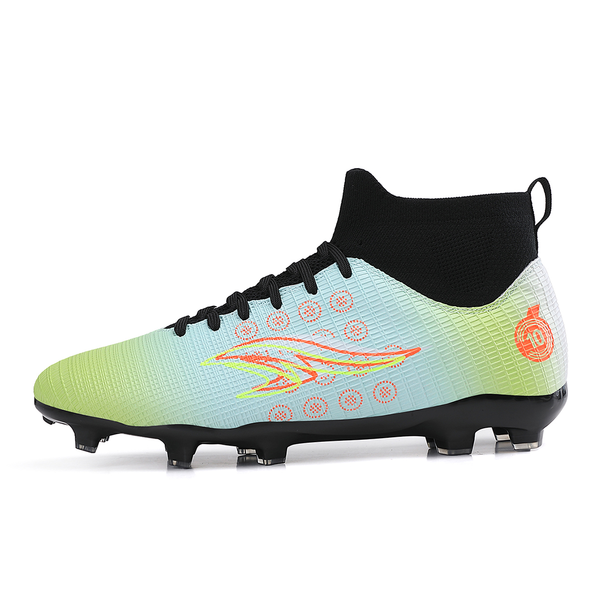 SUNAIS Футбольные бутсы унисекс FG резиновые длинные шипы TF резиновые сломанные шипы амортизация износостойкие неоново-желтый длинные шипы, цвет Neon Yellow-Long Stud
SUNAIS Футбольные бутсы унисекс FG резиновые длинные шипы TF резиновые сломанные шипы амортизация износостойкие неоново-желтый длинные шипы, цвет Neon Yellow-Long Stud