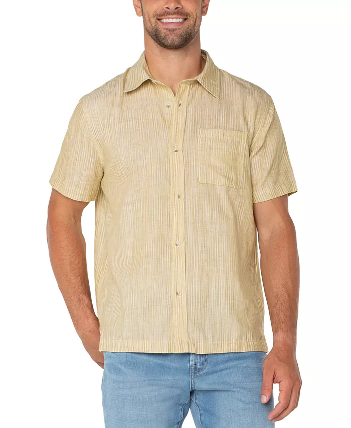 Мужская рубашка с фактурной полоской Liverpool Los Angeles, желтый
Мужская рубашка с фактурной полоской Liverpool Los Angeles, желтый