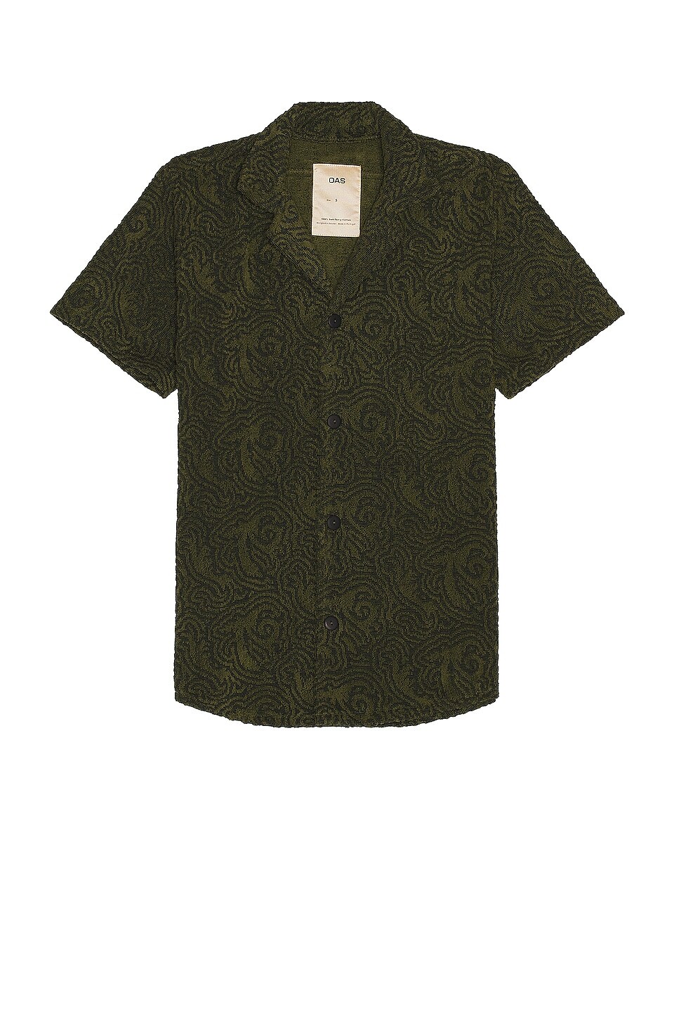 Рубашка OAS Squiggle Cuba Terry, темно-зеленый
Рубашка OAS Squiggle Cuba Terry, темно-зеленый