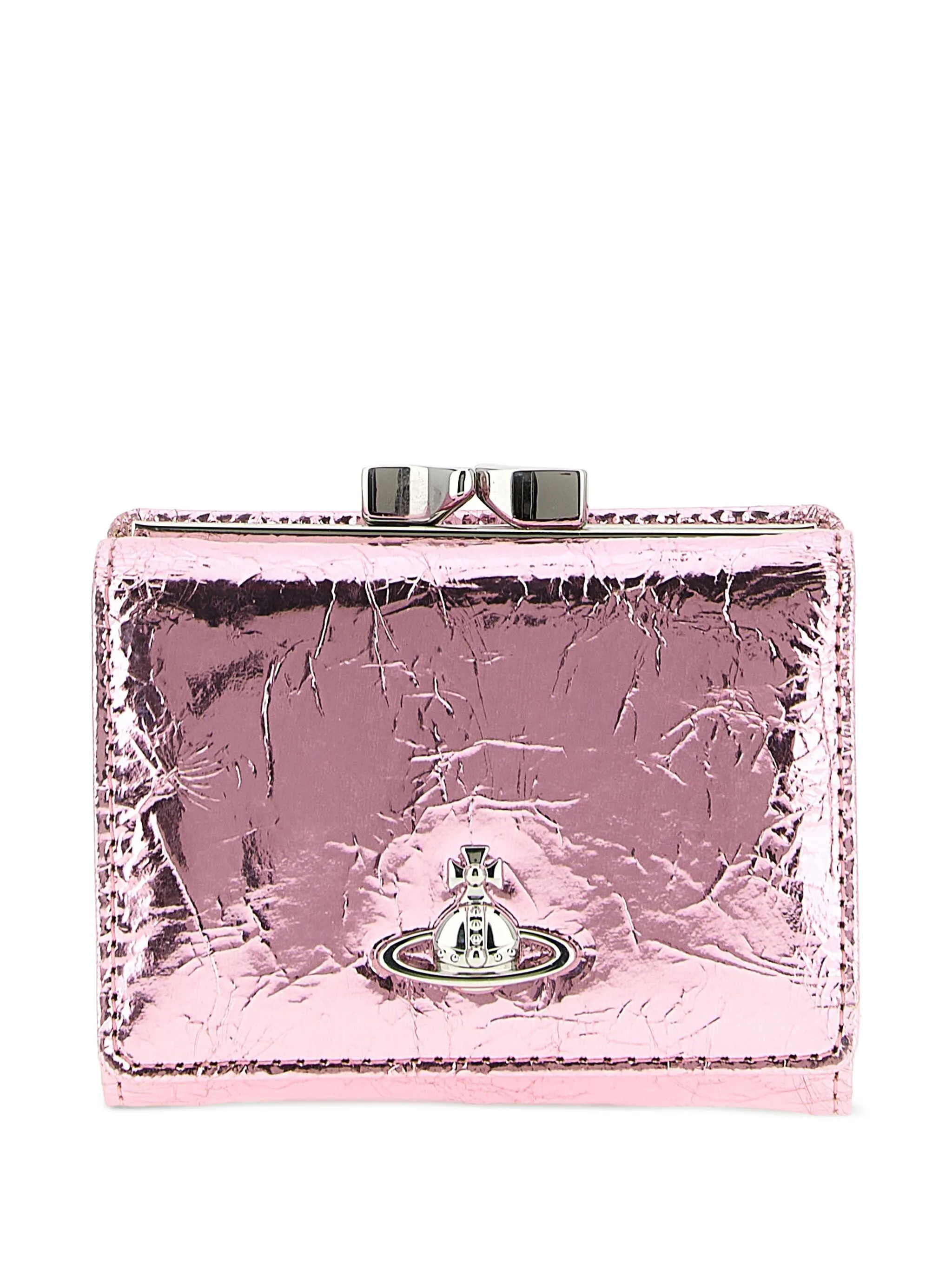 Кошелек с жатым эффектом Vivienne Westwood, розовый
Кошелек с жатым эффектом Vivienne Westwood, розовый