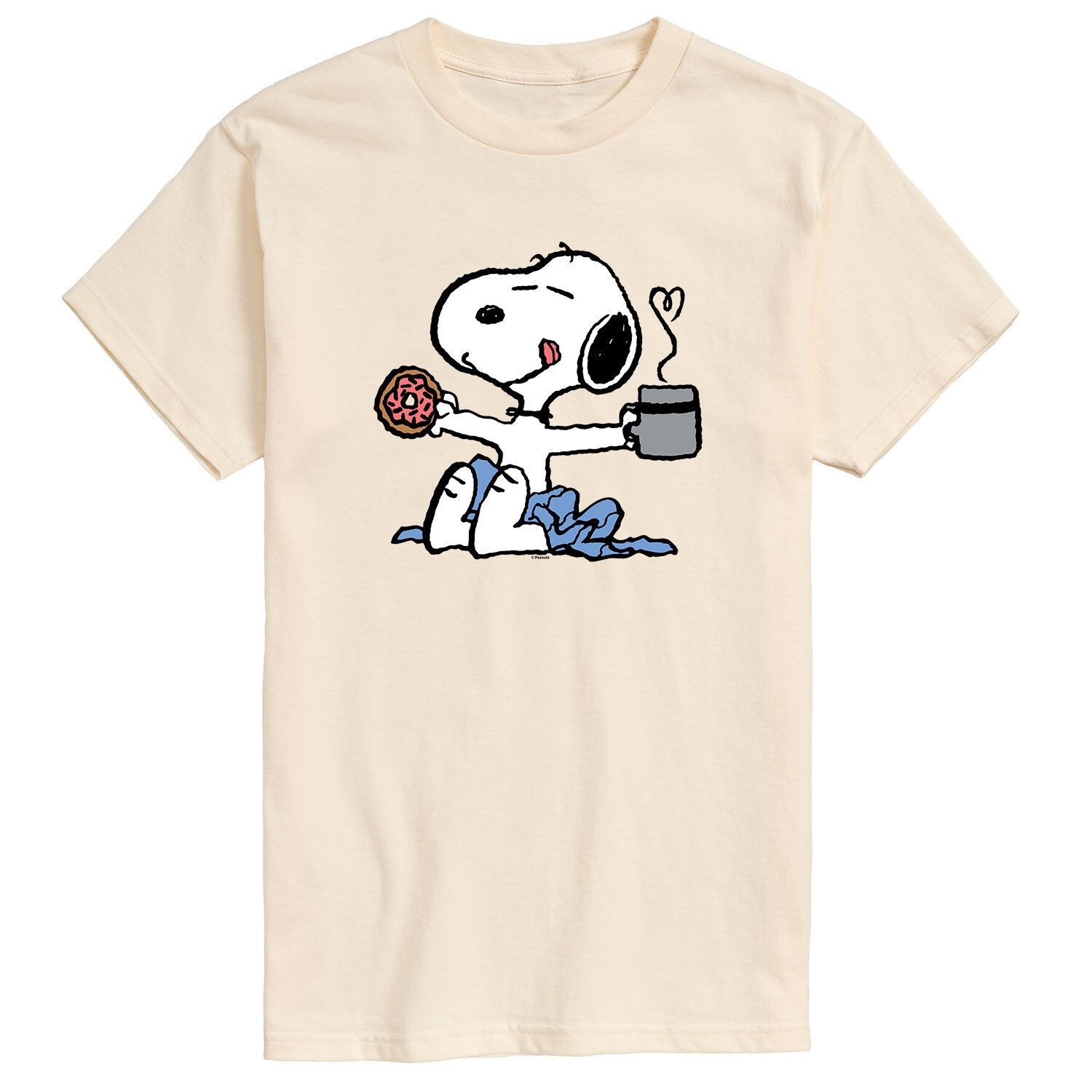 Мужская футболка Snoopy с арахисовым пончиком и кофе Licensed Character
Мужская футболка Snoopy с арахисовым пончиком и кофе Licensed Character