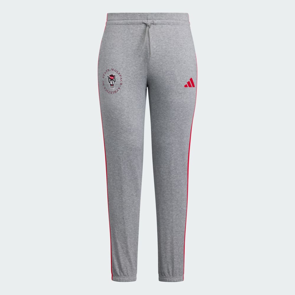 Спортивные брюки Adidas NC State Wolfpack Essentials 3-Stripes Pant, цвет Medium Grey Heather/Team Power Red/Multi 
Спортивные брюки Adidas NC State Wolfpack Essentials 3-Stripes Pant, цвет Medium Grey Heather/Team Power Red/Multi