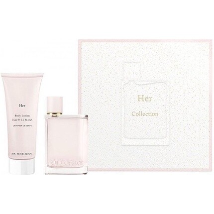 Burberry Her Gift Set Eau De Parfum 50 ml + Body Lotion 75 ml
Burberry Her Gift Set Eau De Parfum 50 ml + Body Lotion 75 ml