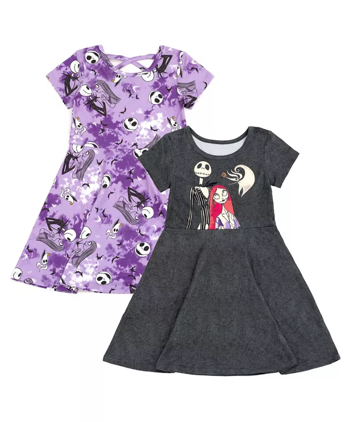 Девочки 2 упаковки платьев-футляров Toddler Girls 2 Pack Skater Dresses Nightmare Before Christmas, мультиколор
Девочки 2 упаковки платьев-футляров Toddler Girls 2 Pack Skater Dresses Nightmare Before Christmas, мультиколор