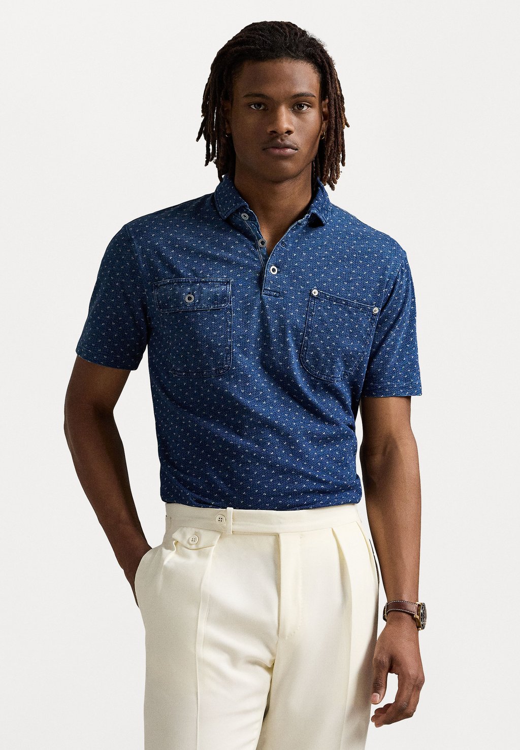 Рубашка поло CLASSIC FIT INDIGO JERSEY POLO SHIRT Polo Ralph Lauren, темно-синий
Рубашка поло CLASSIC FIT INDIGO JERSEY POLO SHIRT Polo Ralph Lauren, темно-синий