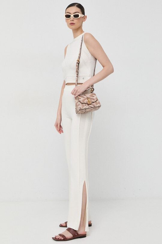 Брюки с оттенком шелка Guess, бежевый 
Брюки с оттенком шелка Guess, бежевый