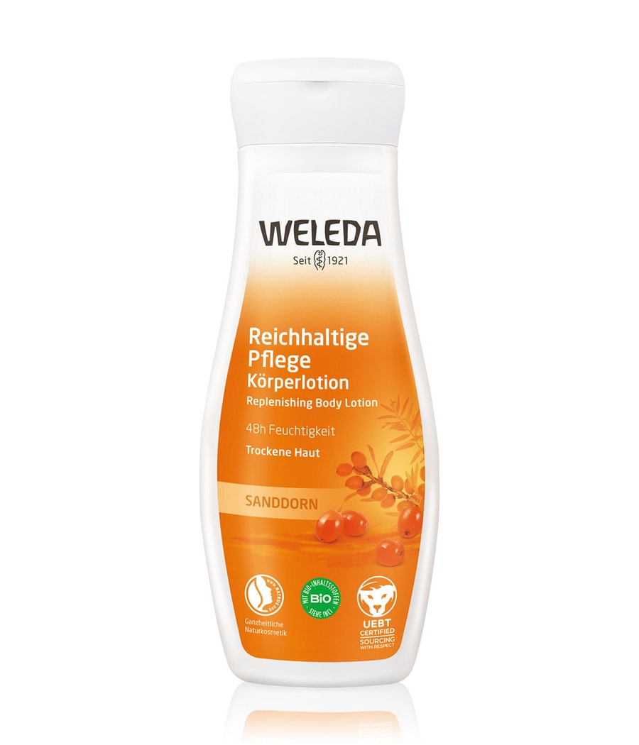 Лосьон для тела Weleda Sanddorn Reichhaltige Pflege Körperlotion, 200 ml
Лосьон для тела Weleda Sanddorn Reichhaltige Pflege Körperlotion, 200 ml