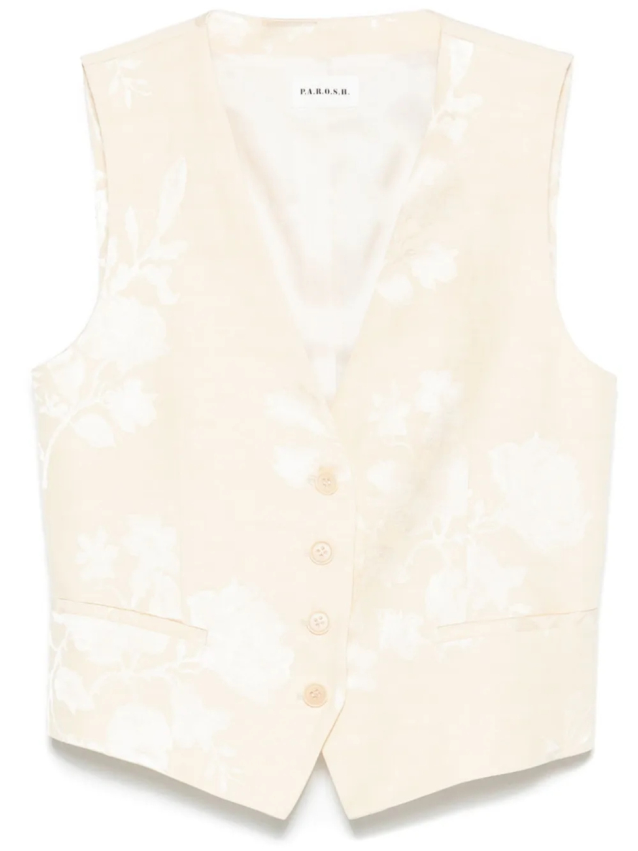 Жилет PAROSH с цветочным жаккардом P.A.R.O.S.H., нейтральный
Жилет PAROSH с цветочным жаккардом P.A.R.O.S.H., нейтральный