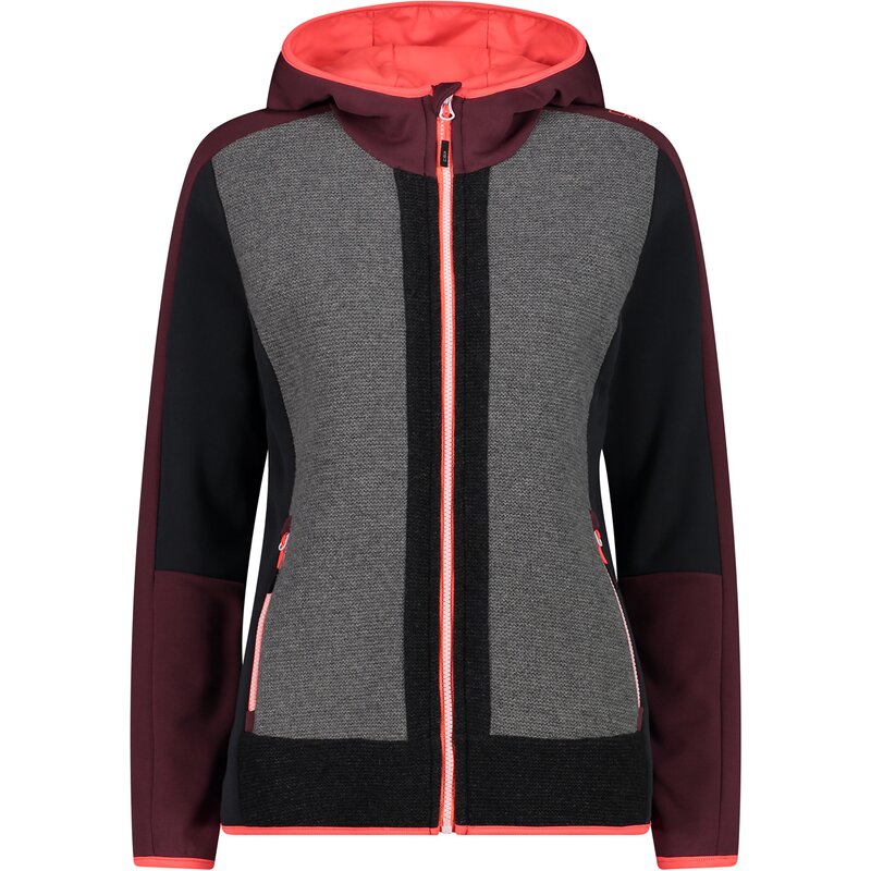 Толстовка с капюшоном женская куртка с фиксированным капюшоном Cmp, цвет burgundy
Толстовка с капюшоном женская куртка с фиксированным капюшоном Cmp, цвет burgundy