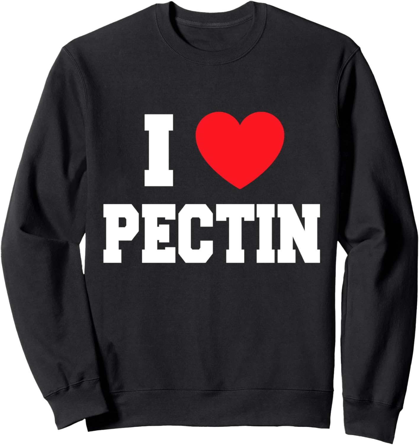 Толстовка с надписью «Я люблю пектин» My Heart, черный
Толстовка с надписью «Я люблю пектин» My Heart, черный