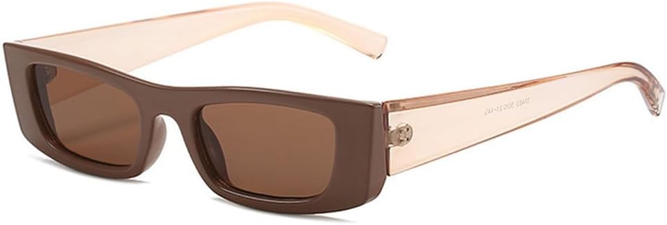 Ретро маленькие прямоугольные солнцезащитные очки-гелевые очка для женщин с градиентным переходом цвета, защита от УФ-излучения UV400, модные сине-желтые солнцезащитные очки HYYZZC, Brown Champagne Tea
Ретро маленькие прямоугольные солнцезащитные очки-гелевые очка для женщин с градиентным переходом цвета, защита от УФ-излучения UV400, модные сине-желтые солнцезащитные очки HYYZZC, Brown Champagne Tea