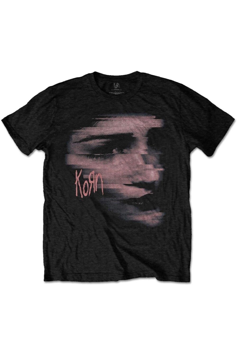 Футболка с вырезом на лице Korn, черный
Футболка с вырезом на лице Korn, черный