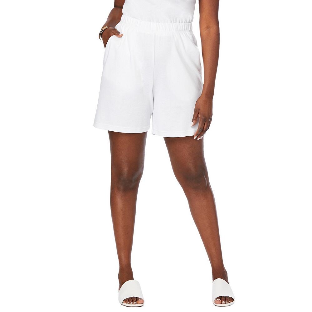 Женские мягкие трикотажные шорты больших размеров Jessica London больших размеров, белый
Женские мягкие трикотажные шорты больших размеров Jessica London больших размеров, белый