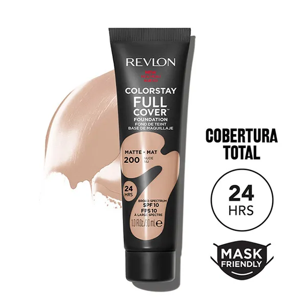 Матовая основа под макияж с полным покрытием Colorstay Full Cover Foundation Revlon, цвет nude
Матовая основа под макияж с полным покрытием Colorstay Full Cover Foundation Revlon, цвет nude