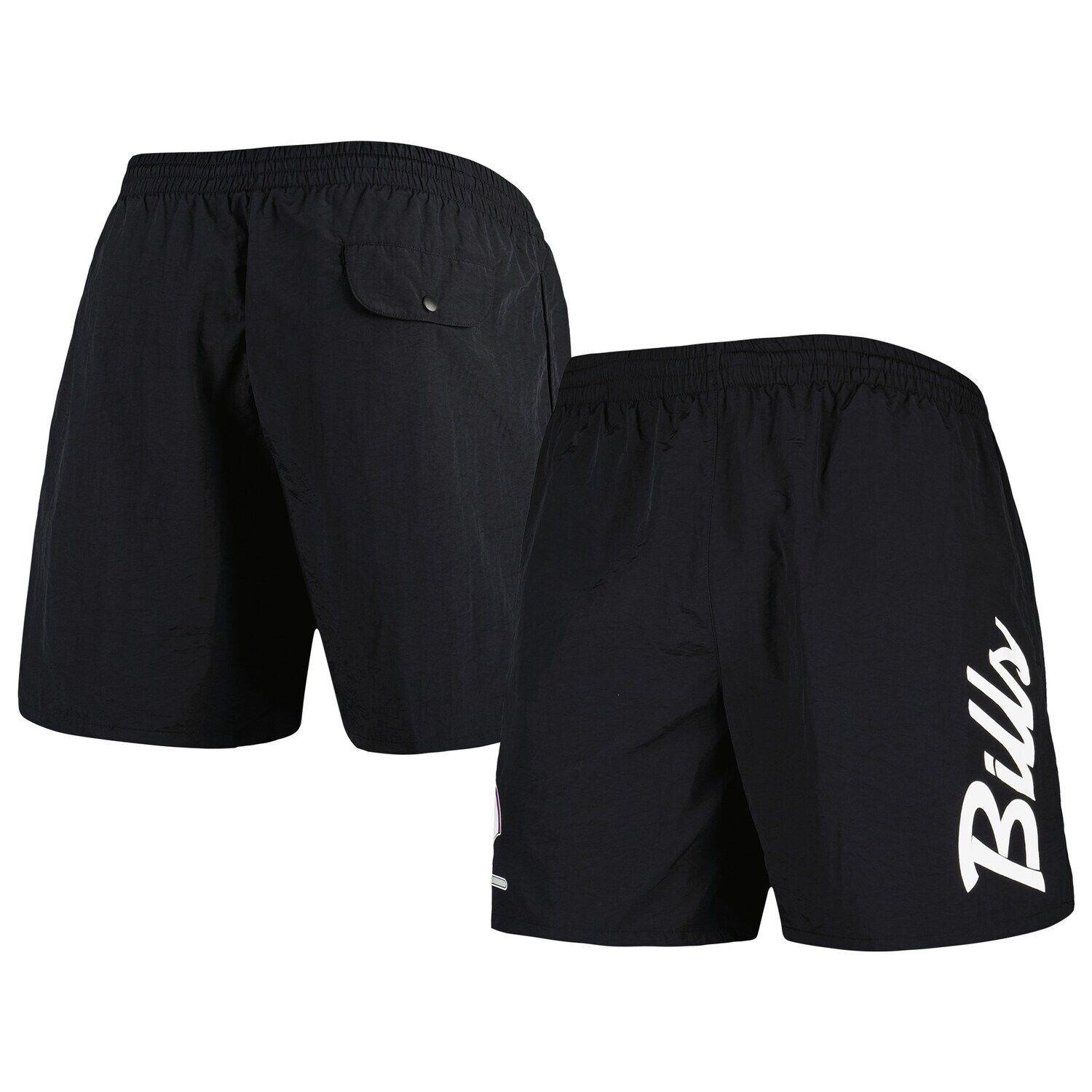 Мужские нейлоновые шорты Mitchell & Ness Black Buffalo Bills Team Essentials 
Мужские нейлоновые шорты Mitchell & Ness Black Buffalo Bills Team Essentials