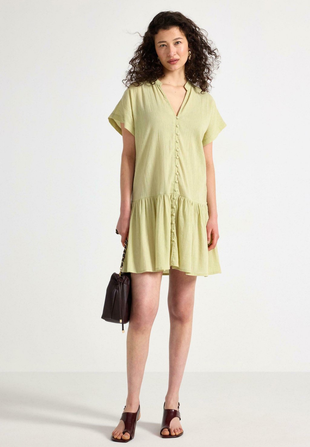 Платье-рубашка MINI Lindex, светло-зеленый
Платье-рубашка MINI Lindex, светло-зеленый