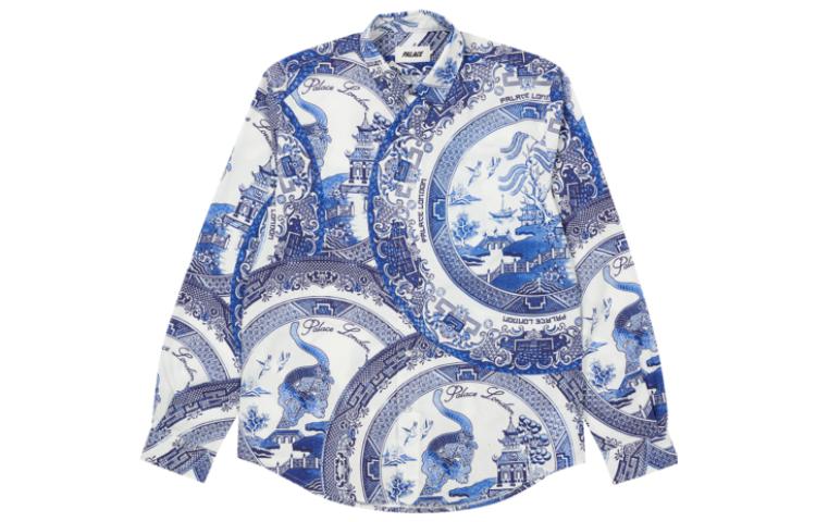 Футболка Palace с принтом в виде китайской тарелки, морской синий
Футболка Palace с принтом в виде китайской тарелки, морской синий