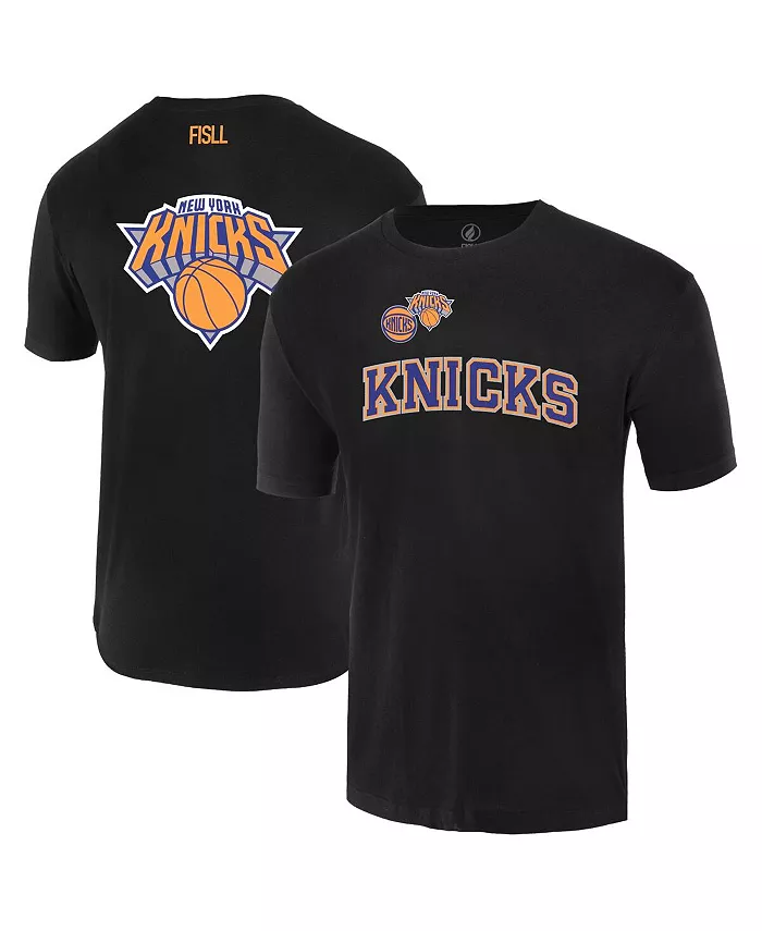 Мужская и женская черная оверсайз футболка New York Knicks с крупным логотипом FISLL
Мужская и женская черная оверсайз футболка New York Knicks с крупным логотипом FISLL