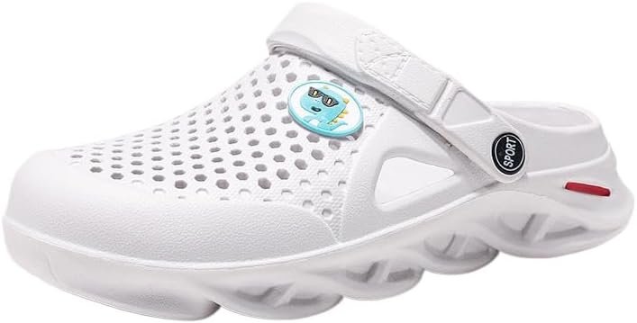 Мужские летние комфортные сабо - легко надеваются, мягкая подошва, Закрытый носок, сандалии для пляжа и сада Clolinde, белый
Мужские летние комфортные сабо - легко надеваются, мягкая подошва, Закрытый носок, сандалии для пляжа и сада Clolinde, белый