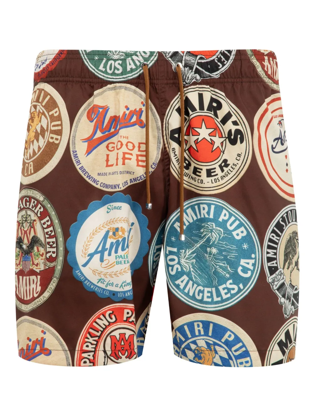 Плавки-шорты с принтом AMIRI, коричневый
Плавки-шорты с принтом AMIRI, коричневый