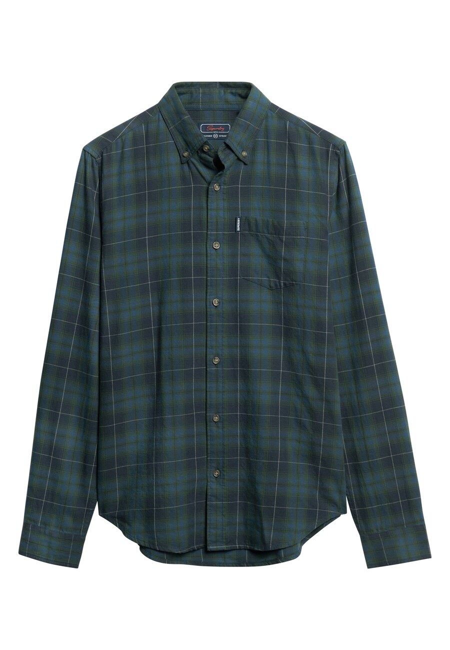 Рубашка на пуговицах классического кроя Superdry, изумрудный/пастельно-зеленый/темно-зеленый
Рубашка на пуговицах классического кроя Superdry, изумрудный/пастельно-зеленый/темно-зеленый