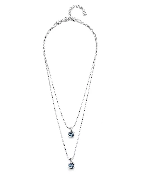 Двойное ожерелье из сплава стерлингового серебра Unode50, silver
Двойное ожерелье из сплава стерлингового серебра Unode50, silver