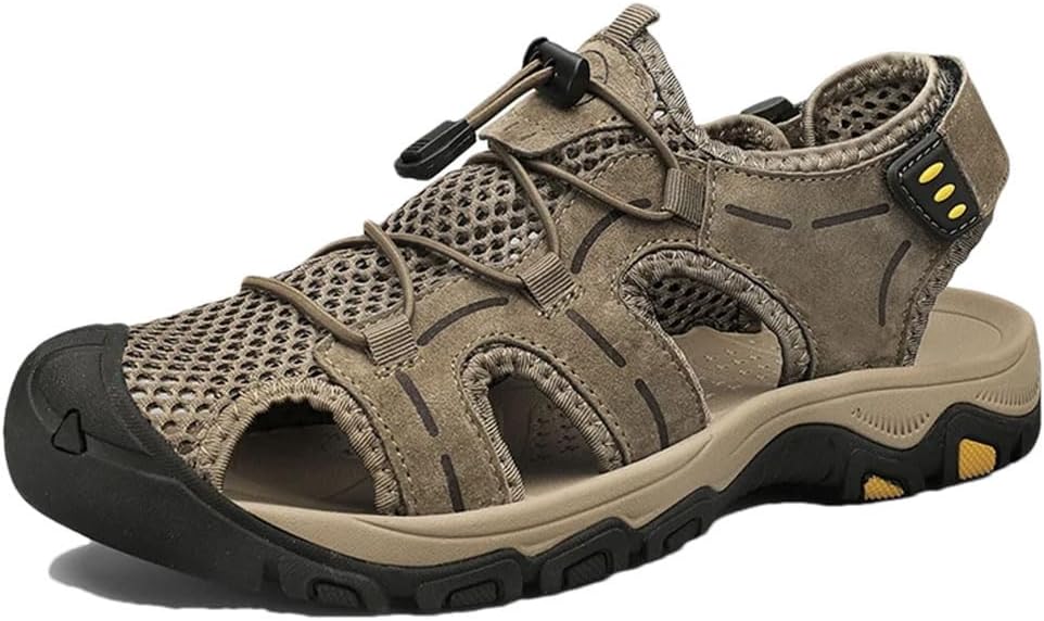 Мужские классические легкие кроссовки из натуральной кожи для прогулок на улице, повседневные пляжные сандалии в стиле гладиатор с регулируемыми ремешками Generic, хаки
Мужские классические легкие кроссовки из натуральной кожи для прогулок на улице, повседневные пляжные сандалии в стиле гладиатор с регулируемыми ремешками Generic, хаки