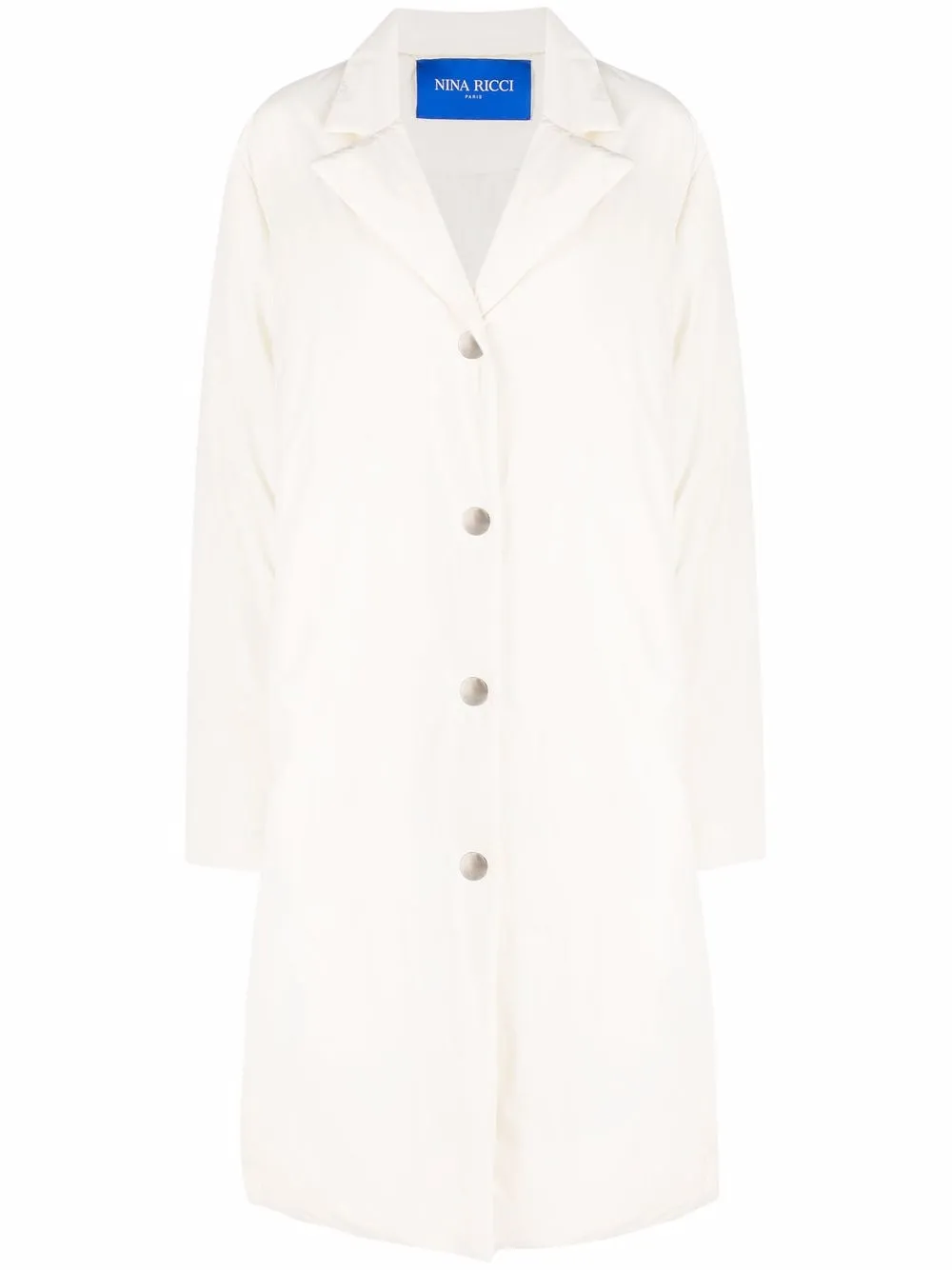 Однобортный пуховик Nina Ricci, белый
Однобортный пуховик Nina Ricci, белый