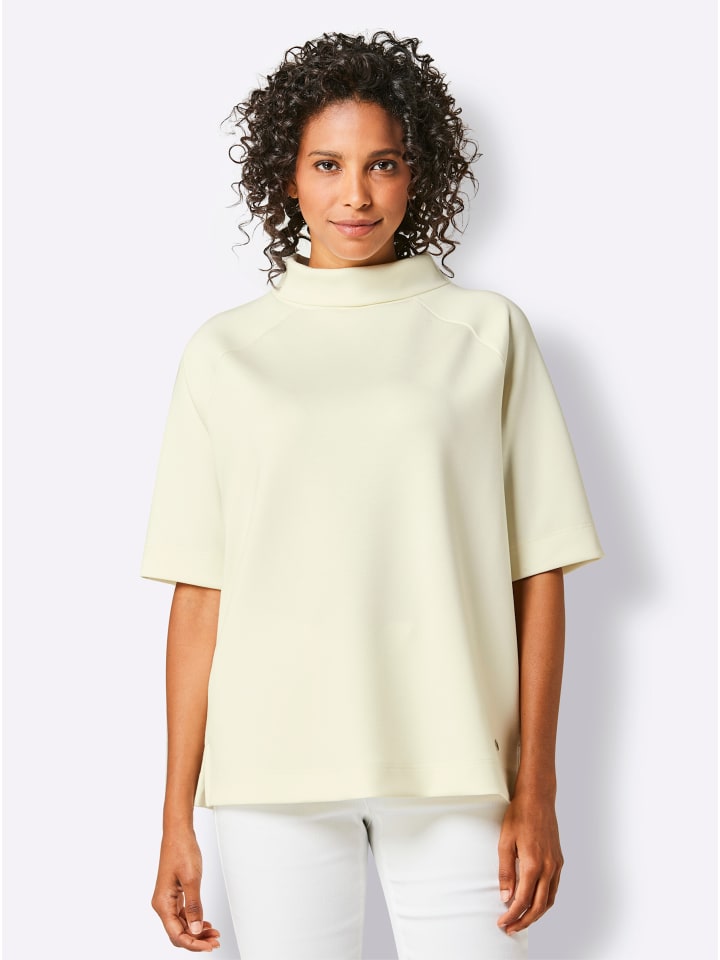 Рубашка со стоячим воротником цвета шампанского creation L
Рубашка со стоячим воротником цвета шампанского creation L