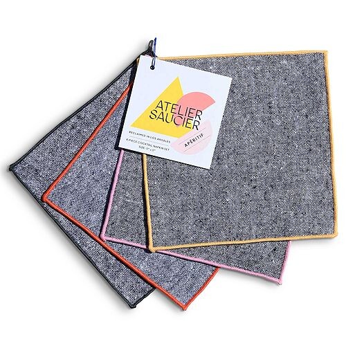 Салфетки для коктейлей Rainbow Chambray, набор из 4 шт. ATELIER SAUCIER, цвет Blue
Салфетки для коктейлей Rainbow Chambray, набор из 4 шт. ATELIER SAUCIER, цвет Blue