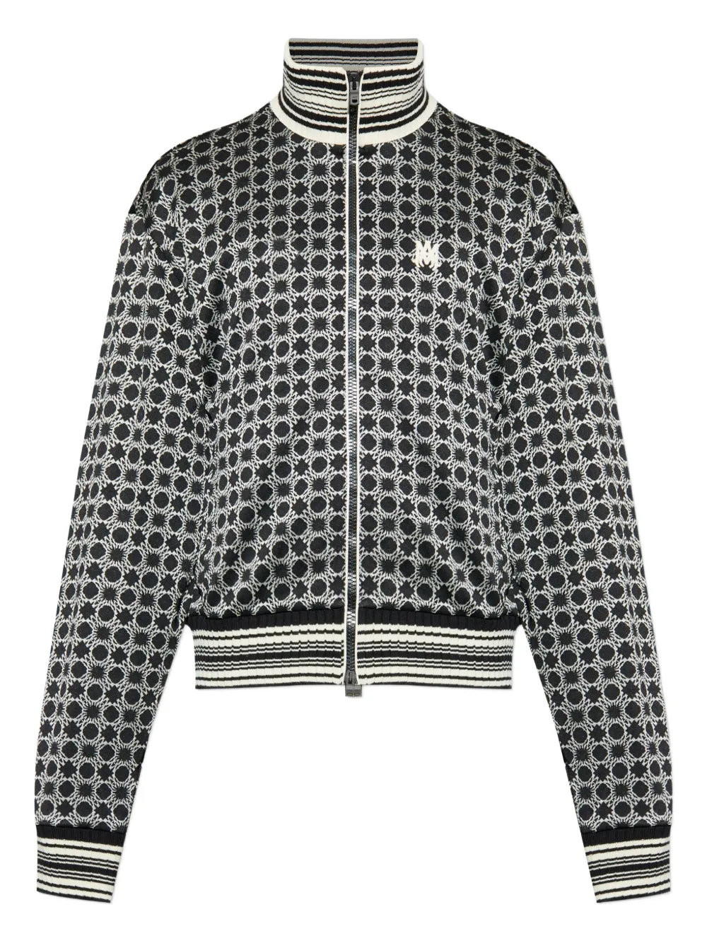 Куртка на молнии с геометрическим узором AMIRI, серый
Куртка на молнии с геометрическим узором AMIRI, серый