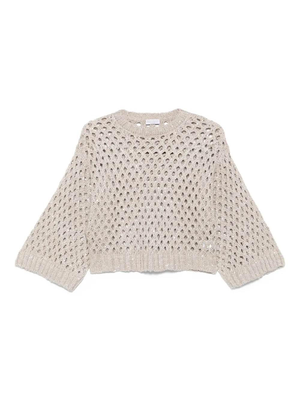 Джемпер рыхлой вязки Brunello Cucinelli, нейтральный
Джемпер рыхлой вязки Brunello Cucinelli, нейтральный