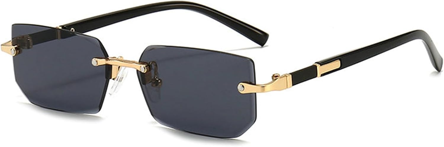 Солнцезащитные очки без оправы прямоугольной формы в стиле Y2K для женщин и мужчин, милые, маленькие, с прозрачными тонированными линзами, модные в стиле 2000-х helena, C1
Солнцезащитные очки без оправы прямоугольной формы в стиле Y2K для женщин и мужчин, милые, маленькие, с прозрачными тонированными линзами, модные в стиле 2000-х helena, C1