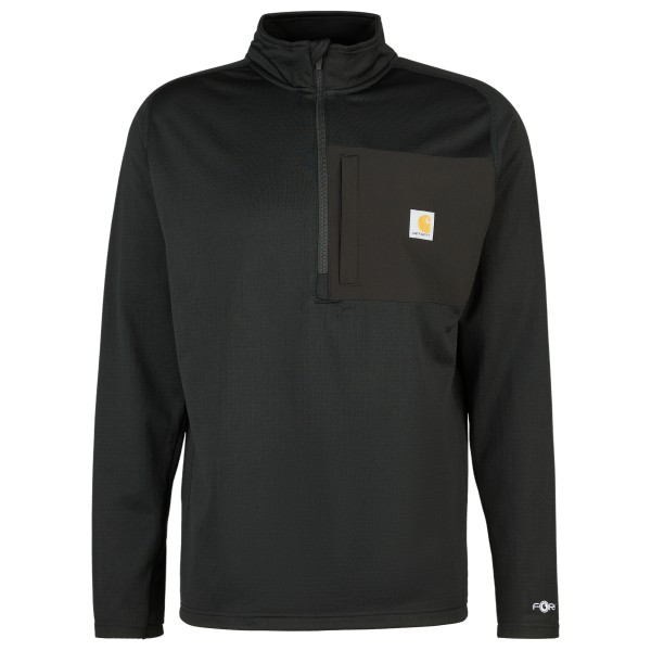 Футболка с воротником-стойкой и полумолнией, длинный рукав Carhartt, черный
Футболка с воротником-стойкой и полумолнией, длинный рукав Carhartt, черный
