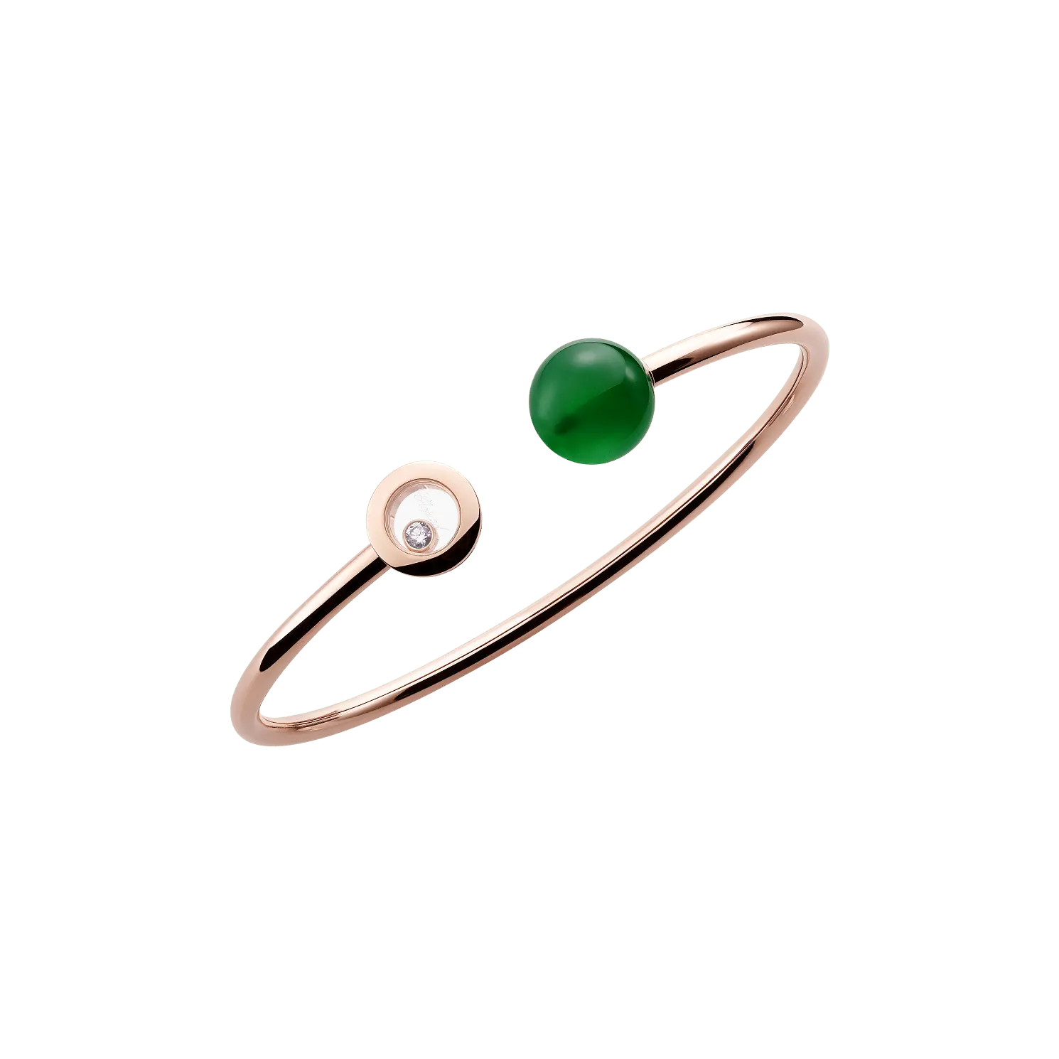 Браслет Chopard Happy Diamonds Planet - Браслет, розовое золото, бриллиант, зеленый агат
Браслет Chopard Happy Diamonds Planet - Браслет, розовое золото, бриллиант, зеленый агат