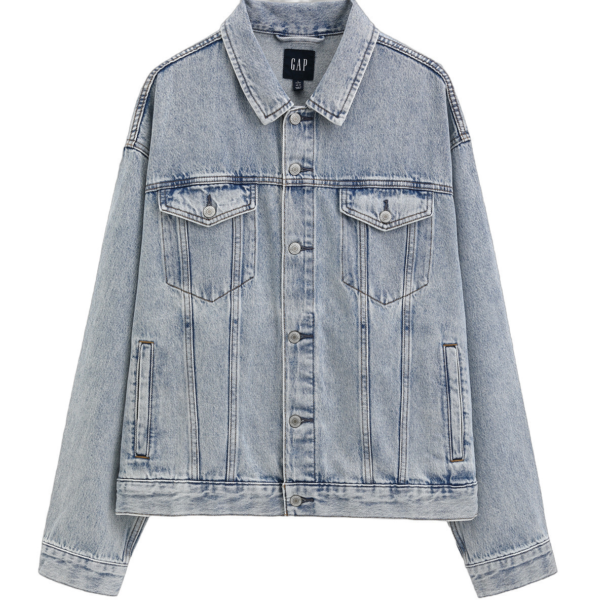 GAP Куртка мужская средняя постиранная, Medium Washed 
GAP Куртка мужская средняя постиранная, Medium Washed