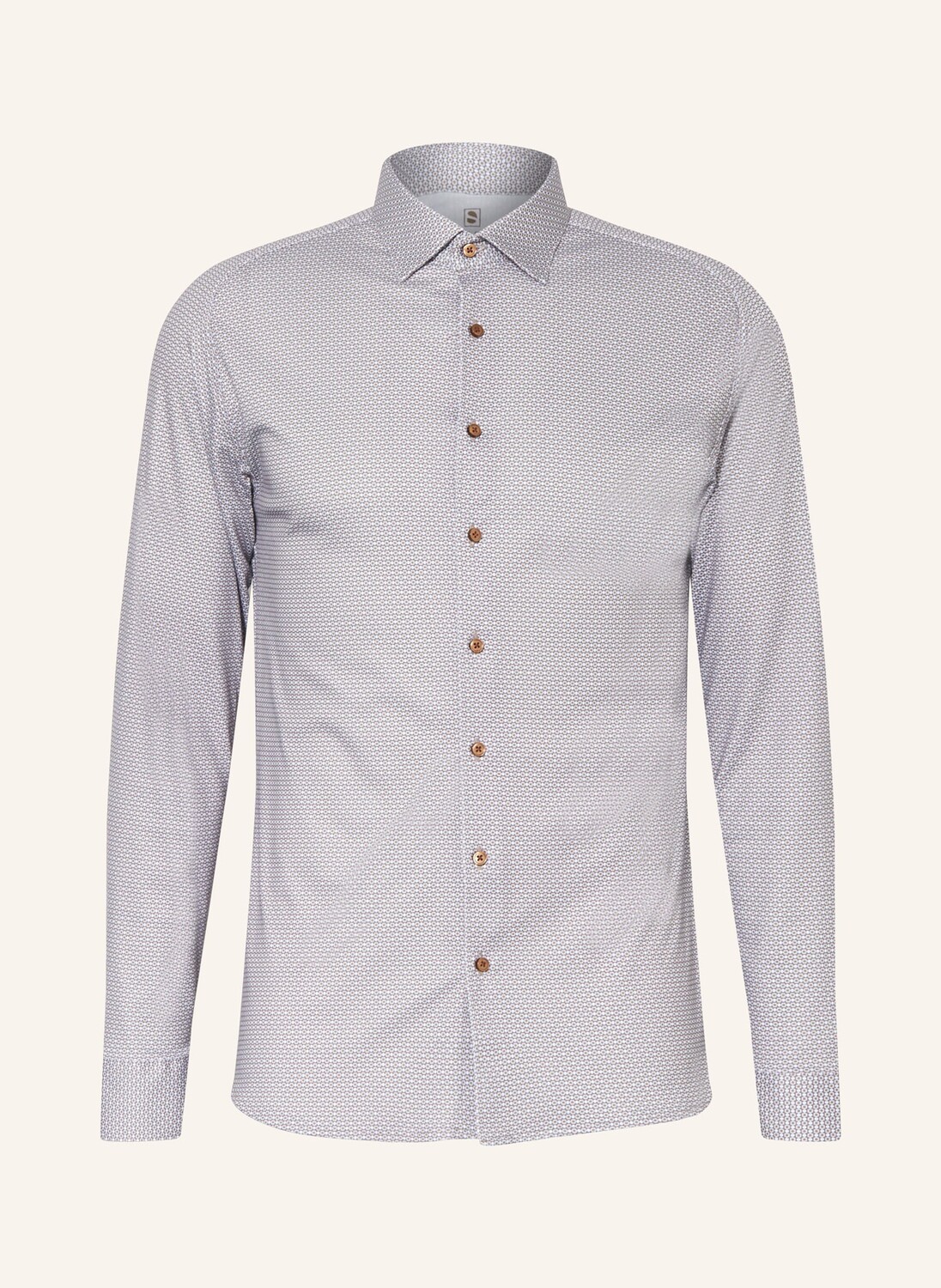 Рубашка из джерси приталенного кроя Desoto, коричневый
Рубашка из джерси приталенного кроя Desoto, коричневый