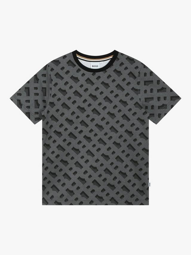 BOSS Kids Slim Fit футболка с коротким рукавом и монограммным логотипом HUGO BOSS, Black
BOSS Kids Slim Fit футболка с коротким рукавом и монограммным логотипом HUGO BOSS, Black