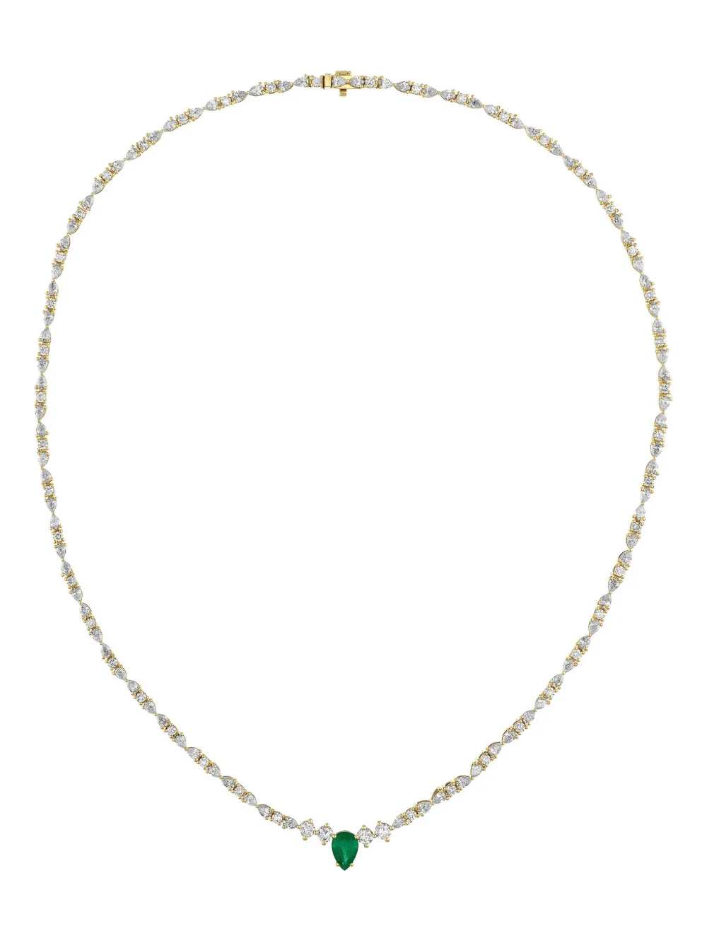 Колье из желтого золота с бриллиантом и изумрудами ROSEKEY, золотой
Колье из желтого золота с бриллиантом и изумрудами ROSEKEY, золотой