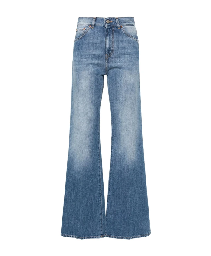 Синие широкие брюки с карманами Dondup, синий
Синие широкие брюки с карманами Dondup, синий