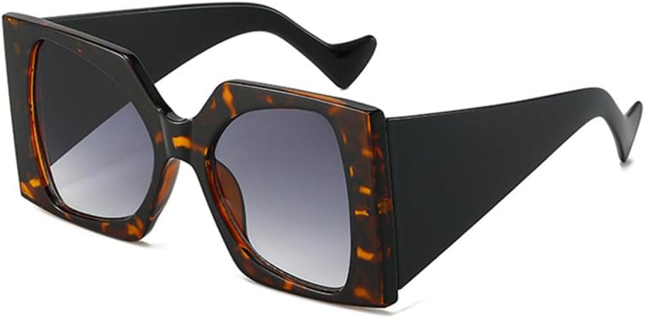 Модные солнцезащитные очки большого размера с двухцветным дизайном для женщин, ретро-градиентные, с защитой от УФ-излучения UV400; модные солнцезащитные очки для мужчин с леопардовым принтом TYUVIVO, Leopard Black Gray
Модные солнцезащитные очки большого размера с двухцветным дизайном для женщин, ретро-градиентные, с защитой от УФ-излучения UV400; модные солнцезащитные очки для мужчин с леопардовым принтом TYUVIVO, Leopard Black Gray