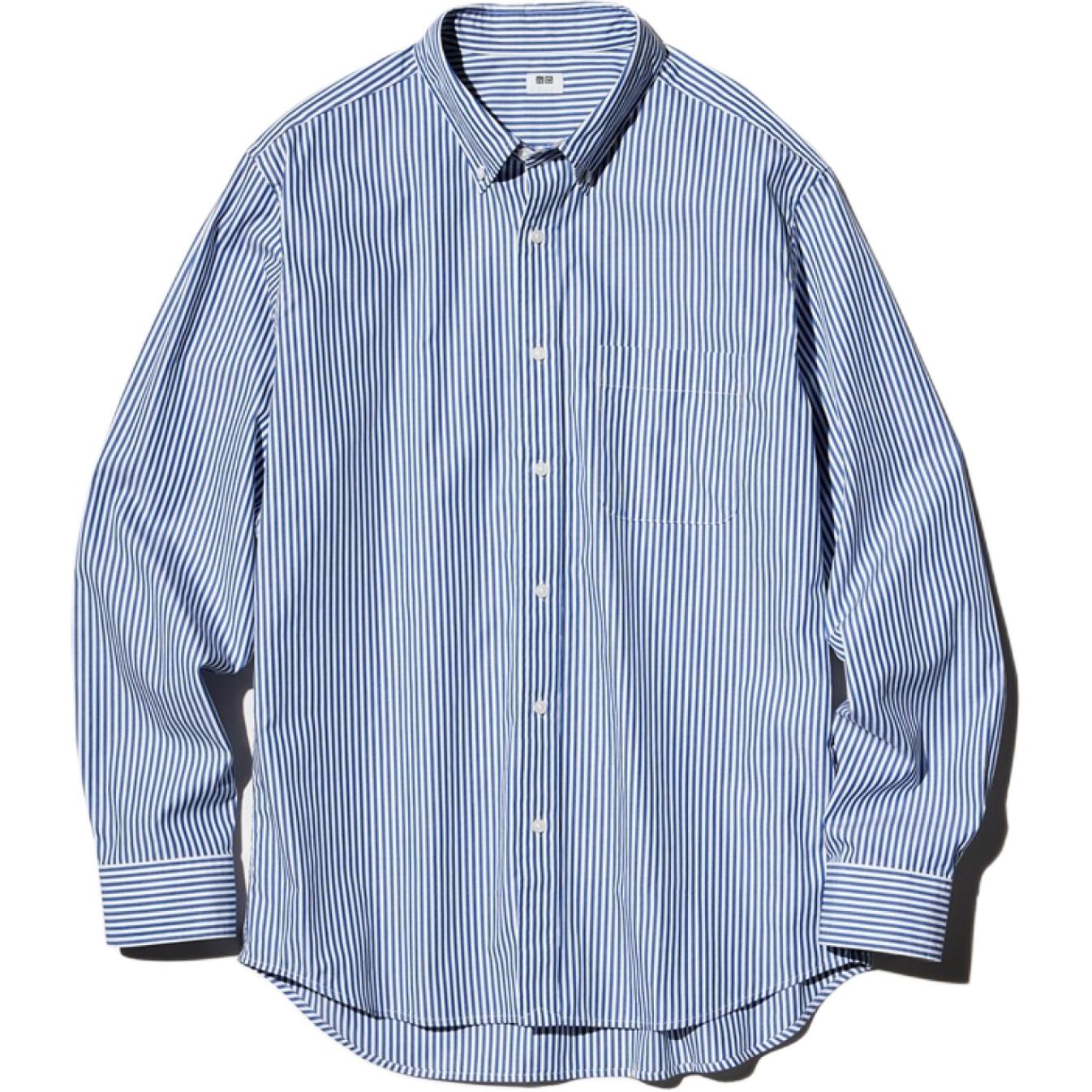 UNIQLO Рубашка унисекс синяя
UNIQLO Рубашка унисекс синяя