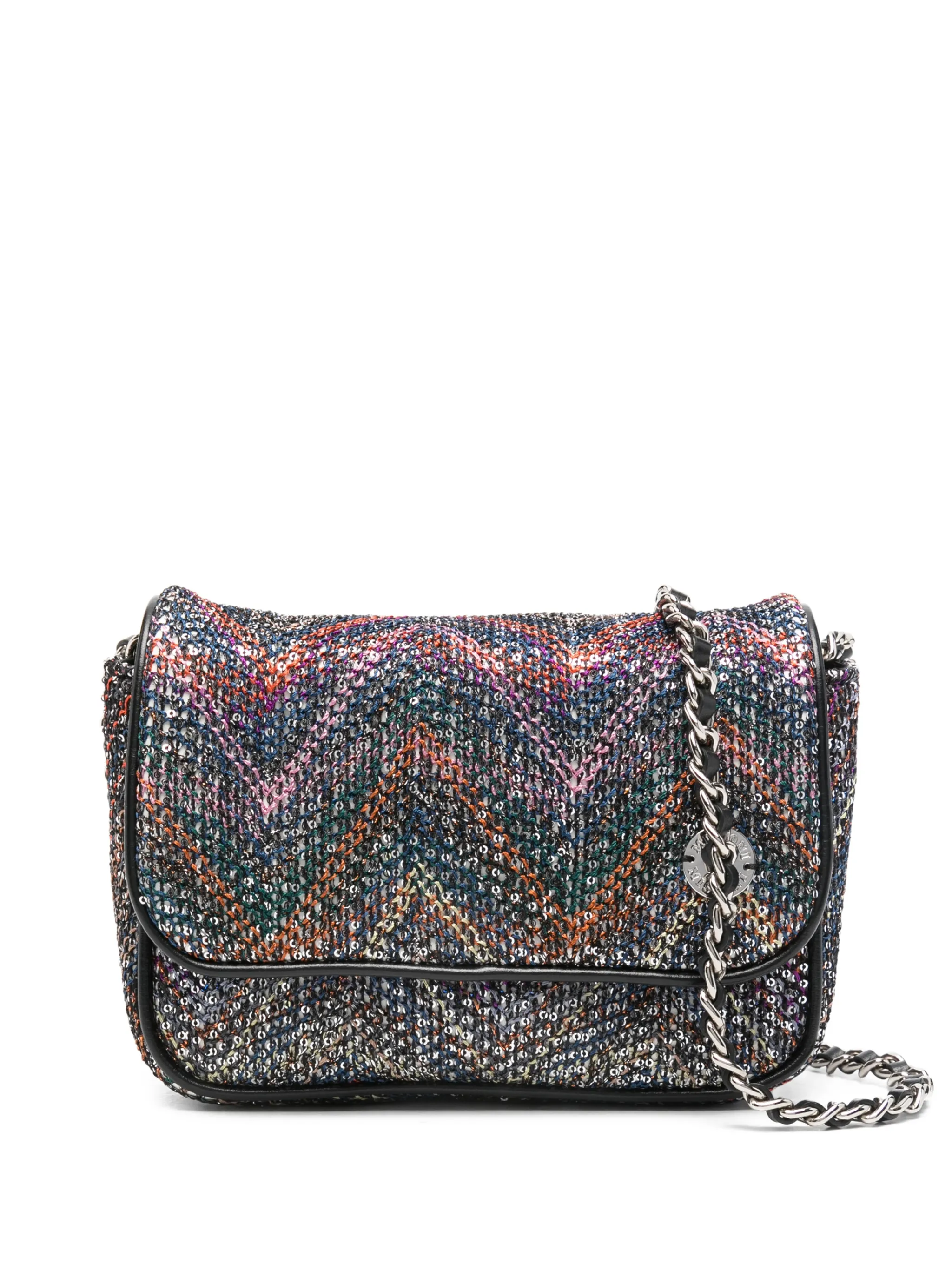 Сумка с ремнем-цепочкой и узором шеврон Missoni Kids, синий
Сумка с ремнем-цепочкой и узором шеврон Missoni Kids, синий