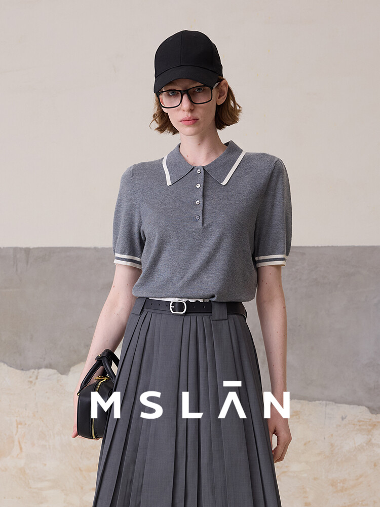 Футболка-поло Mslan в студенческом стиле, серый
Футболка-поло Mslan в студенческом стиле, серый