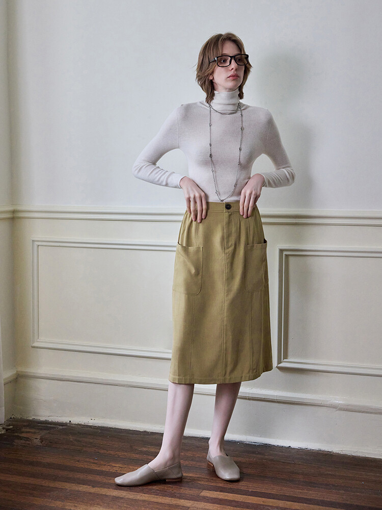 Юбка-миди Mslan двубортная, коричневый
Юбка-миди Mslan двубортная, коричневый