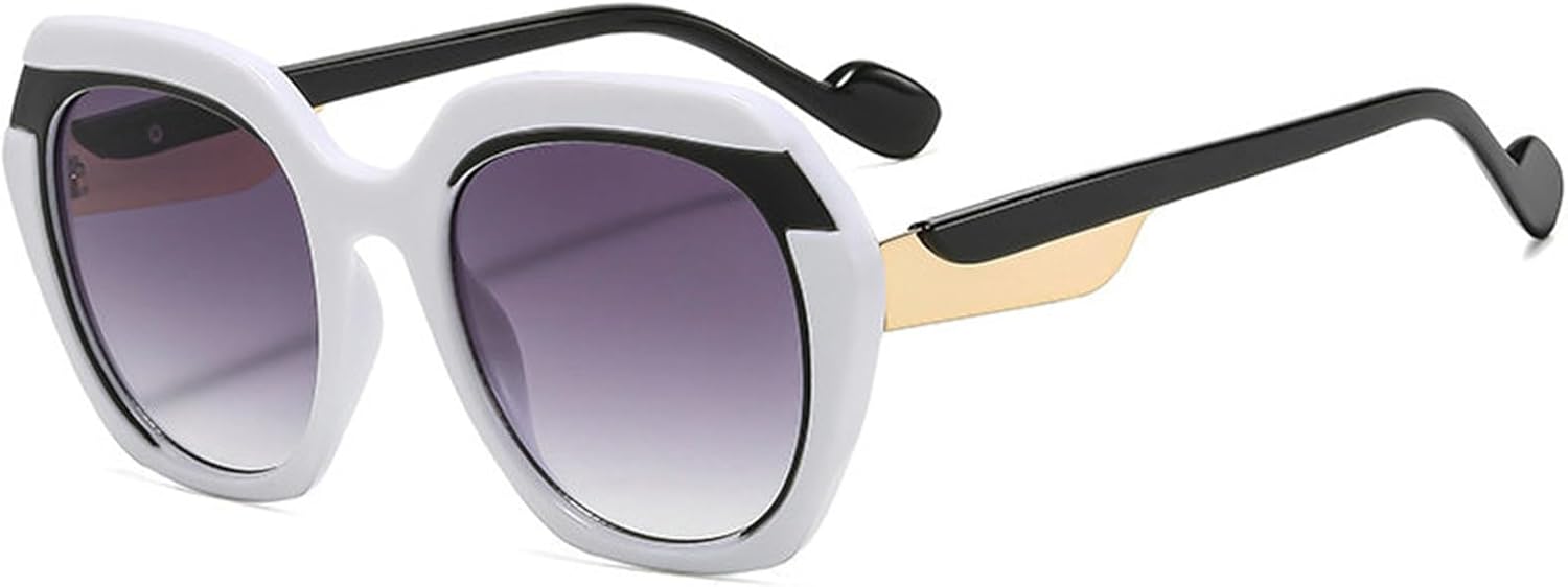 Willochra Винтажные большие квадратные женские роскошные солнцезащитные очки неправильной формы с градиентным переходом цвета, защита от УФ-излучения UV400, мужские солнцезащитные очки в стиле панк, C3
Willochra Винтажные большие квадратные женские роскошные солнцезащитные очки неправильной формы с градиентным переходом цвета, защита от УФ-излучения UV400, мужские солнцезащитные очки в стиле панк, C3