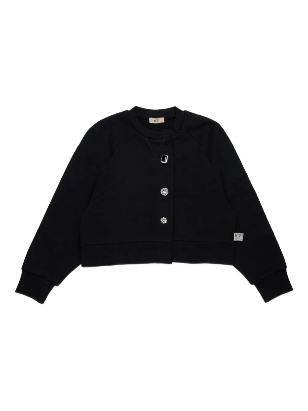 Nº21 Детская толстовка с декоративными пуговицами Nº21 Kids, черный
Nº21 Детская толстовка с декоративными пуговицами Nº21 Kids, черный