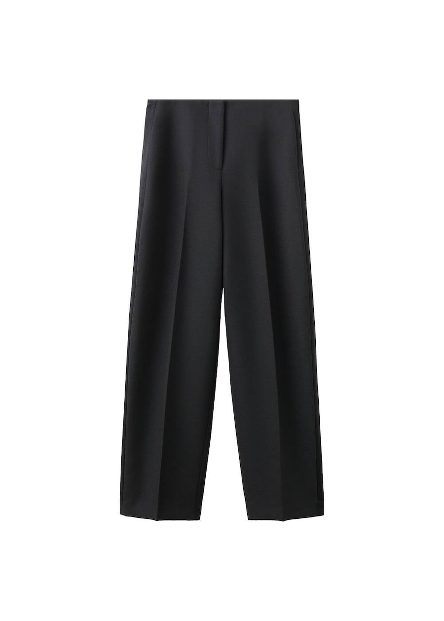 Обычные плиссированные брюки MANGO Beverly, черный
Обычные плиссированные брюки MANGO Beverly, черный