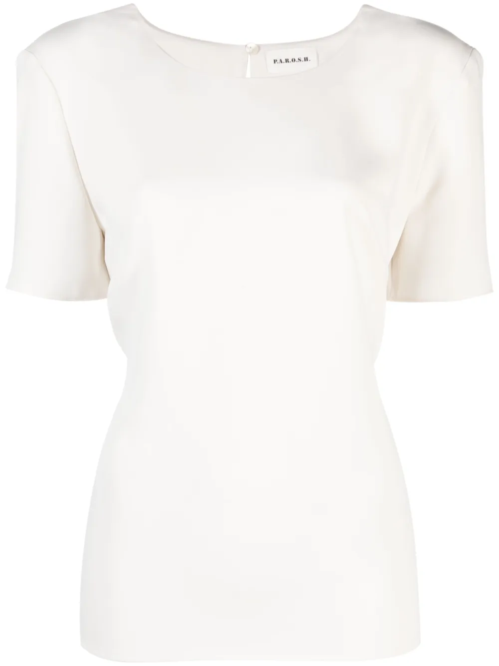 Креповая блузка с завязками P.A.R.O.S.H., нейтральный
Креповая блузка с завязками P.A.R.O.S.H., нейтральный