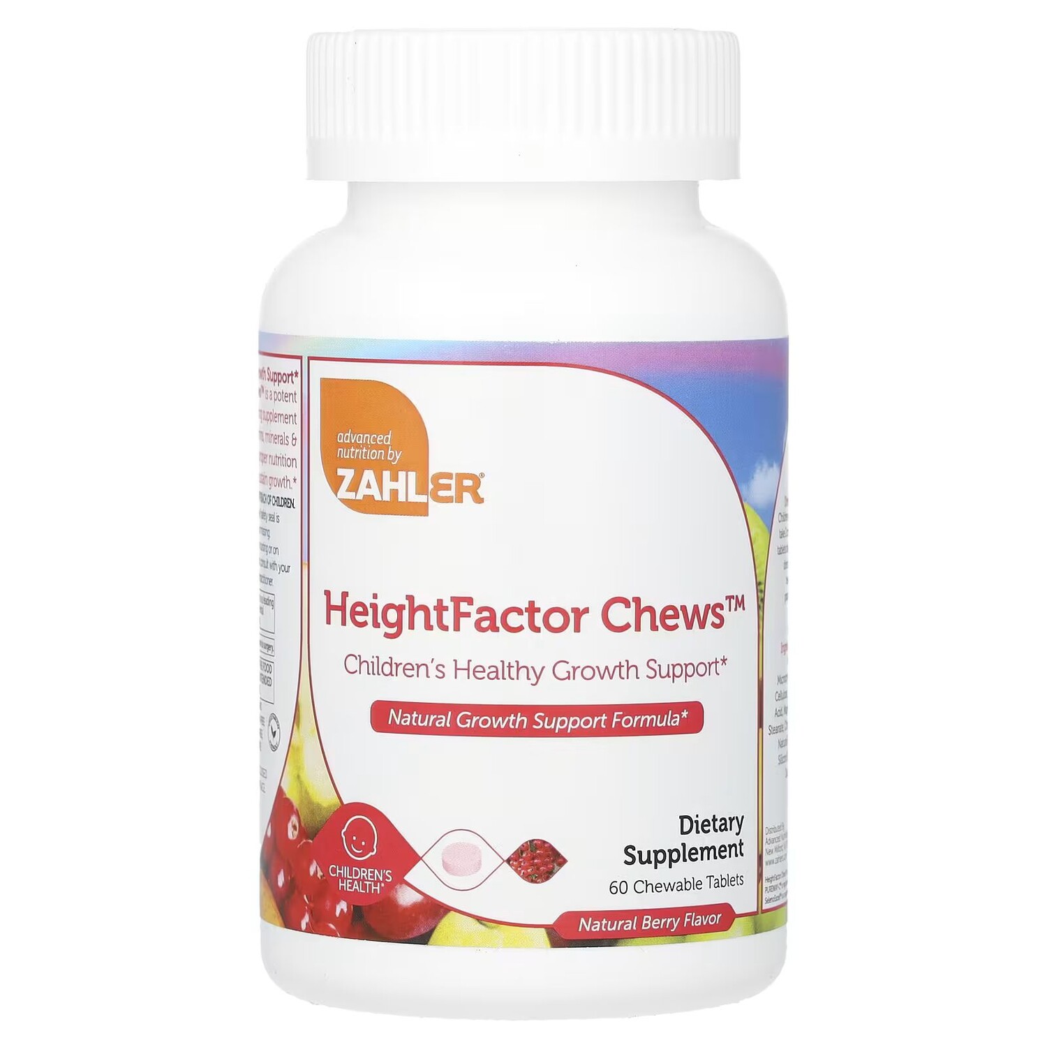 Height Factor Chews, Натуральные ягоды, 60 жевательных таблеток Zahler
Height Factor Chews, Натуральные ягоды, 60 жевательных таблеток Zahler
